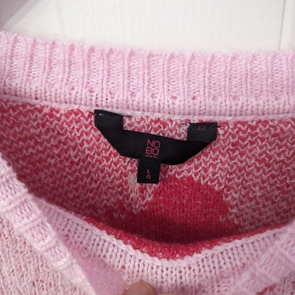 NWT BONO Butterfly Crop Sweater Size L - Picture 4 of 4